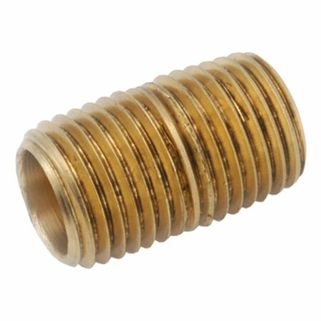 ANDERSON METALS 38300-0455 .25 x 5.5 in. Red Brass Nipple 291401